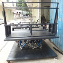 5D cinema 3-degree-of-freedom hydraulic platform, 7D dynamic cinema 6-degree-of-freedom hydraulic platform